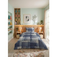 Med Home Fermuarlı Nevresim Seti – 160X220 cm (Tek Kişilik) |nevresim ve Yastık Kılıfı | Çarşafsız