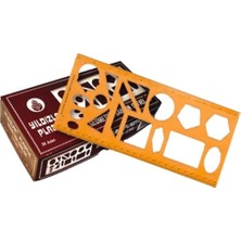 Geometrik Şablon Cetvel 25 Cm.