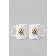Bahriyeli Collection  Hidrografi Bröve Tasarımlı Baskılı Kupa Bardak