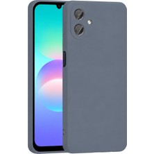 Kzy Samsung Galaxy A08 ile Uyumlu Kapak Içi Kadife Kamera Korumalı Lansman Silikon Kılıf - Petrol Mavisi