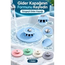 Mucit Home 1 Adet Süzgeçli Banyo Küvet Lavabo Gider Filtresi Süzgeci Pompası Tıkacı Tıpası