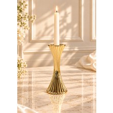 Rova Tr Rova Yivli Dekoratif Şamdan ve Mumluk 17 cm