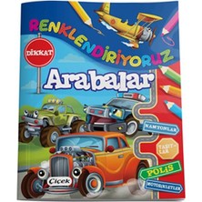 Çiçek Yayıncılık Renklendiriyoruz - Arabalar