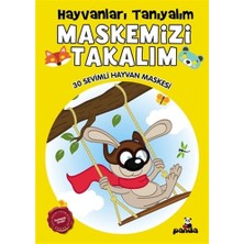 Beyaz Panda Yayınları Maskemizi Takalım - Hayvanları Tanıyalım - 30 Sevimli Hayvan Maskesi