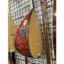 İlke Paduk Kısasap Profesyonel Ekolayzerli Bağlama 41 cm Kalın Kılıf Yedek Takım Tel Hediyeli