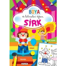Çiçek Yayıncılık Boya ve Kelimeleri Öğren - Sirk