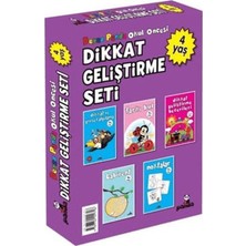 Beyaz Panda Yayınları Okul Öncesi 4 Yaş Dikkat Geliştirme Seti (5 Kitap)