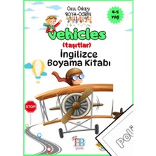 Tether Bags Çocuk Vehicles(Taşıtlar) Boyama Kitabı