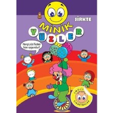 Koloni Çocuk Minik Yüzler - Sirkte - Emojilerle Çıkartmalar