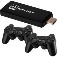 Poyraz Market 2 Kollu Kablosuz 2.4g Retro Oyunlar 4K Game Stick 3500 Oyun Atari