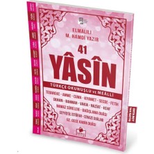 Merve Yayınları 41 Yasin Türkçe Okunuşlu ve Mealli-Pembe Kapak Orta Boy