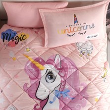 Denizli Çeyiz Clasy Tek Kişilik Ranforce Yorgan Seti Pink Dreams