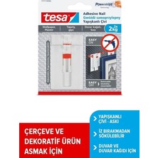 Herovia Bırakmadan Sökülebilir Yapışkanlı Askı - Çivi, Duvar ve Duvar Kağıdı Için, 2 kg x 2 Adet