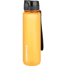 Herovia Büyük Boy 28 cm 1000 ml 1 Litre Tritan Su Matarası 14 Renk Fiftyfifty Softtouch Turuncu
