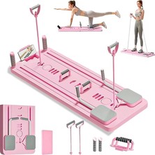 Herovia Pilates Board Çok Amaçlı Reformer Tek Ebat, Tek Ebat, LPBCAR01P, Pembe