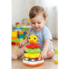 Tıfıl Toys Işıklı ve Sesli Hacıyatmaz Eğitici Kule, 23 Cm, Motor Becerisi Geliştiren Oyuncak