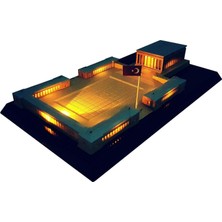 Anıt Maket Anıtkabir Maketi Monte LED Işıklı 1/800 Ölçekli 29X17X7 cm