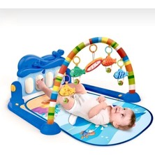 Tıfıl Toys Babycim Piyanolu 3'ü 1 Arada Balina Oyun Halısı, Müzikli, Işıklı, Aynalı, Eğitici Aktivite, Unisex