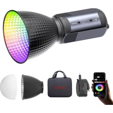 Photoolex Q40C 40W App Kontrollü Rgb Taşınabilir Cob Video Işığı - LS-199PL