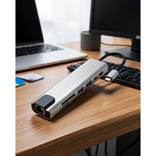 Freedom Storee Type-C HDMI ve Ethernet Adaptör 8-In-1 Xuczmacbookçeviriciiiiii-6