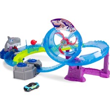 Dickie Toys, 203338002, Beyaz Köpek Balığı Oyun Seti, Işıklı ve Sesli, Yanıp Sönen Göz Efektli, Köpekbalığı Isırığı Fonksiyonu, Çift Yönlü Kullanım, D