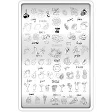 Ceylan Adam Stamping Baskı Plakası Xl Meyve 19
