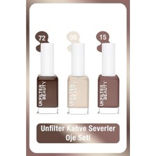 Ceylan Adam Unfilter Beauty No:08 + No:15 + No:72 Oje Seti