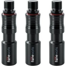 Ceylan Adam Framework GFW-MIC-QRTOP3PK Hızlı Bağlantılı Mikrofon Adaptörü; 3'lü Paket, 5/8" Dişli