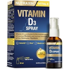 Ceylan Adam 1000 Iu D3 Vitamini Spreyi, Şekersiz ve Glutensiz, 30 ml