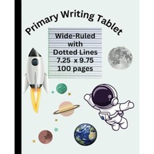 Ceylan Adam Primary Writing Journal For Grades K-2 With Dotted Midline To Help Learn And Practice Abcs. Upper And Lower Case Alphabet Is The First Page, With 100 Pages For Writing Practice