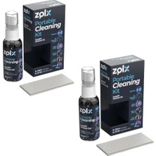 Ceylan Adam 30 ml Taşınabilir Temizleme Kiti Ikili Set Gözlük Telefon Tablet Akıllı Saat Küçük Ekran Temizliği 15 * 18 Bez Hediyeli