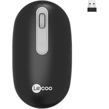 Ceylan Adam WS207 Kablosuz 1600DPI 4 Tuşlu, Şarj Edilebilir, Sağ ve Sol Elle Kullanıma Uygun, Sessiz Tasarım, Pc, Mac, Dizüstü Bilgisayar Için, USB Mini Alıcı ile Optik Mouse Siyah