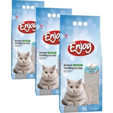 Ceylan Adam Bentonit Ince Taneli Kedi Kumu 10 L (Marsilya Sabunlu) (3 Paketi)