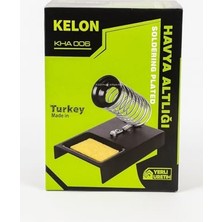 Ceylan Adam Havya Altlığı, Lehim Sehpası, Metal Tabanlı, Stabil, Tutucu, Otomatik Kapanan Emniyetli
