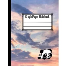 Ceylan Adam Panda Desenli Matematik Grafik Kâğıdı Defteri