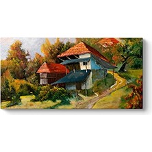Ceylan Adam Çoban Ressam Manzara Tablosu 140 x 70