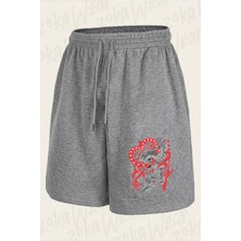 Zoka Wear Hazbin Hotel Angel Dust3 Baskılı Şort Unisex