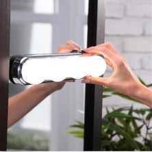 TCX Taşınabilir Pilli Makyaj Işığı 4 LED Ampul Vantuzlu