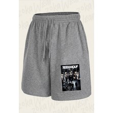 Zoka Wear Poster Dizi Teen Wolf T-Shi Baskılı Şort Unisex