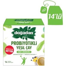 Ceylan Adam Probiyotikli Yeşil Çay Açai Ananaslı 14'lü