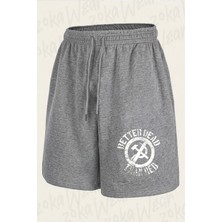 Zoka Wear Better Dead Than Red Cold War Anti Communist Slogan Hammer And2 Baskılı Şort Unisex