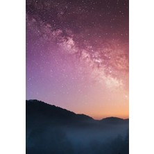 Ceylan Adam Galaxy Sunset With Mountains - Hardcover Günlük: A Günlük/dizüstü Bilgisayar For Gratitude, Dreams, And Manifesting
