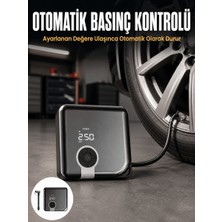 Milas Toptan Kompakt Tasarımlı LED Işıklı Taşınabilir Diyafram Tip Kompresör Yeni Nesil