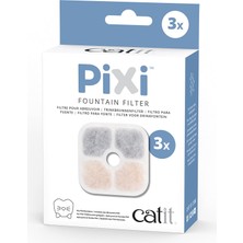 Ceylan Adam 43721 Pixi Yedek Filtre, Pixi Içme Çeşmesi Için Içme Çeşmesi Filtresi, 3'lü Paket