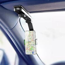 Multifonksiyonel Profesyonel Araç Içi Telefon Tutucu Ister Araç Güneşlik Montaj Ister Selfie Çubuğu Ister Masaya Montaj 360 Derece Dönebilen Cep Telefonları Için Sun-Mlt-33