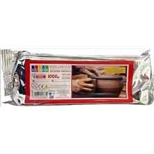 Ceylan Adam Seramik Kil 1000 G Kahverengi