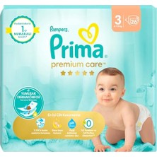 Ceylan Adam Bebek Bezi Premium Care 3 Numara 26 Adet 2'li Set