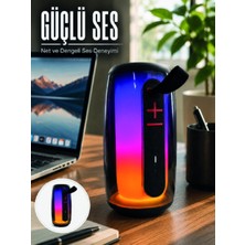 Milas Toptan Rgb Işıklı Bluetooth Hoparlör Güçlü Ses Type-C Şarjlı Taşınabilir Kablosuz Speaker