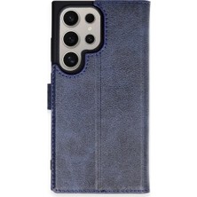 Milas Toptan Samsung Galaxy S24 Ultra Kılıf Trend S Plus Kapaklı Kılıf - Lacivert