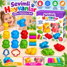 Milas Toptan 03550 3D Hayvanlar Hamur Set 200GR
